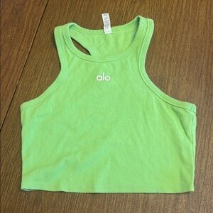 Alo Yoga Aspire Tank Green Apple Medium